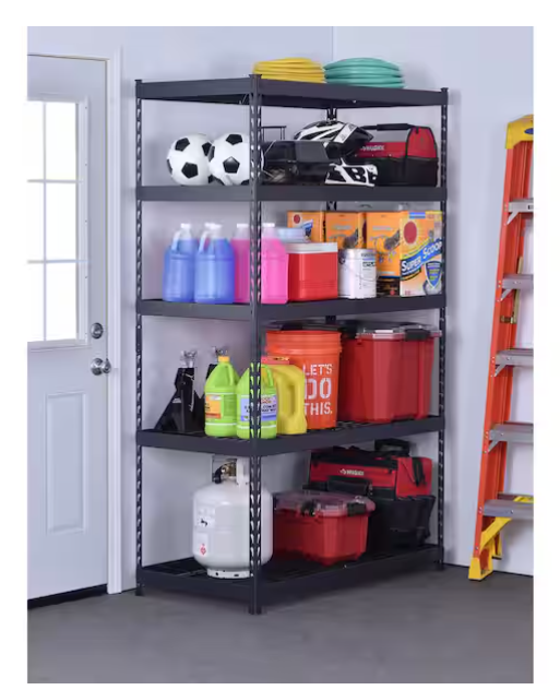 FZ 5-Shelf Heavy-Duty Rack in use