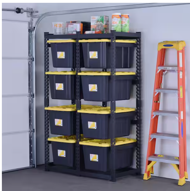 FZ 10-Tote Storage Rack in use